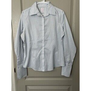 Women’s Brooks Brothers Pinstripe Shirt Size 12. Tailored, Button Up, Business
